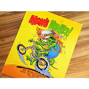 RAT FINK（ラットフィンク） ポスター Mom's Monster : U.S.JUNKYARD