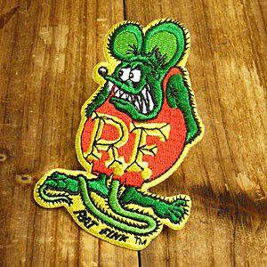 J ラットフィンク RAT FINK（ラットフィンク） ワッペン アイロン 大人向け おしゃれ