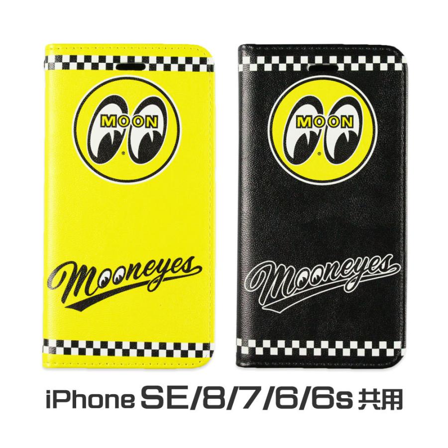 ムーンアイズ Iphonese2 8 7 6 6s ケース 手帳型 アイフォンケース カバー ジャケット おしゃれ かっこいい 車 バイク アメリカ Mooneyes アイボール Sa Mg4se Mon U S Junkyard 通販 Yahoo ショッピング