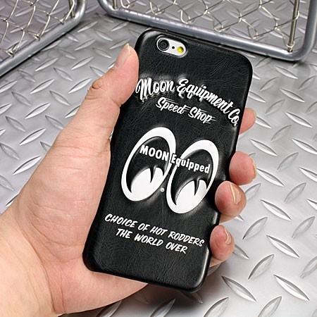 ムーンアイズ iPhone6/6S ケース（カバー） MOONEYES レザー製 3Dジャケット メール便OK＿SA-MQG106BK-MON｜planfirst｜03