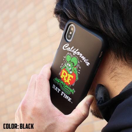 ラットフィンク iPhone ケース iPhoneX カバー スマホケース ジャケット キャラクター アメリカ モンスター RATFINK イーフィット メール便OK＿SA-RAF517-MON｜planfirst｜02