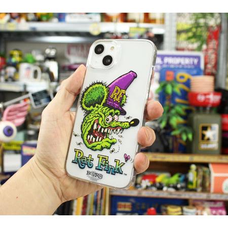 ラットフィンク iPhone13 ケース アイフォン13 アイフォンケース カバー ジャケット おしゃれ かっこいい キャラクター アメリカ Rat Fink Face メール便OK｜planfirst｜03