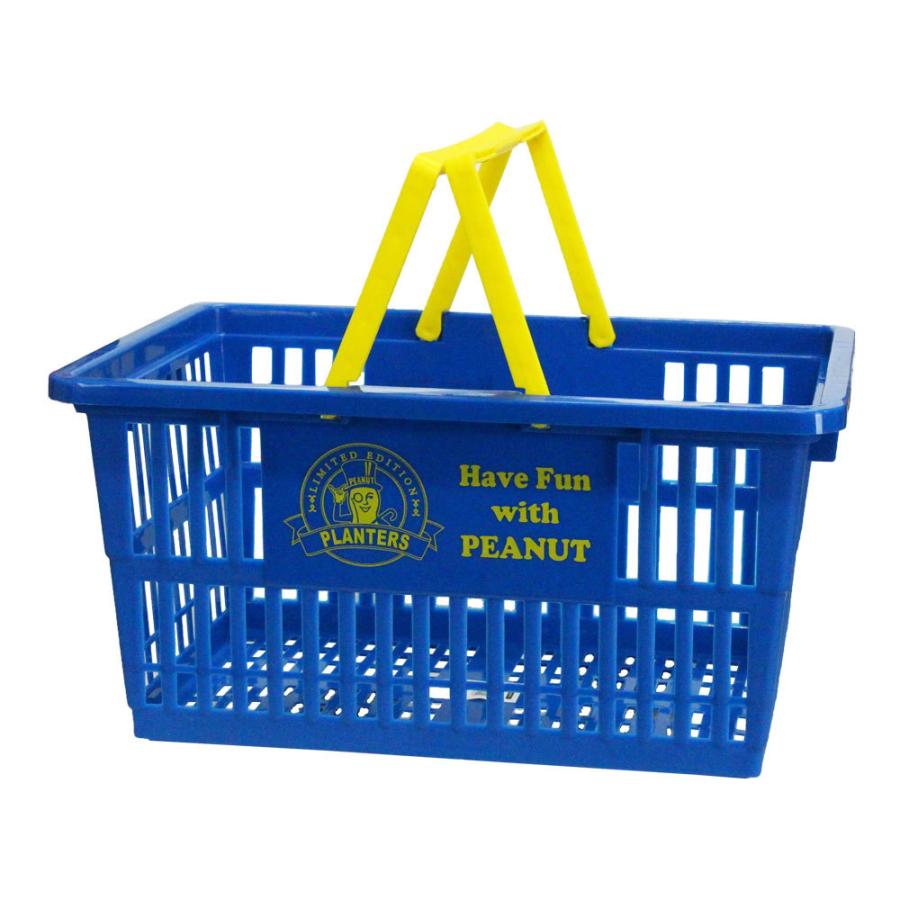 ピーナッツ バスケット 収納 かご プラスチック おしゃれ 買い物かご アウトドア キャンプ 洗濯物 洗車 小物入れ アメリカン雑貨 マーケットバスケット サイズl Sb 009l Sho U S Junkyard 通販 Yahoo ショッピング