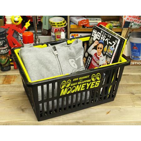 ムーンアイズ 買い物かご バスケット おしゃれ 収納 かご マーケットバスケット Mooneyes サイズl プラスチック アメリカン雑貨 ショッピングバスケット 最大66 オフ