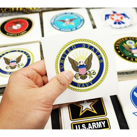 ミリタリー ステッカー US NAVY ネイビー アメリカ海軍 アメリカン 車