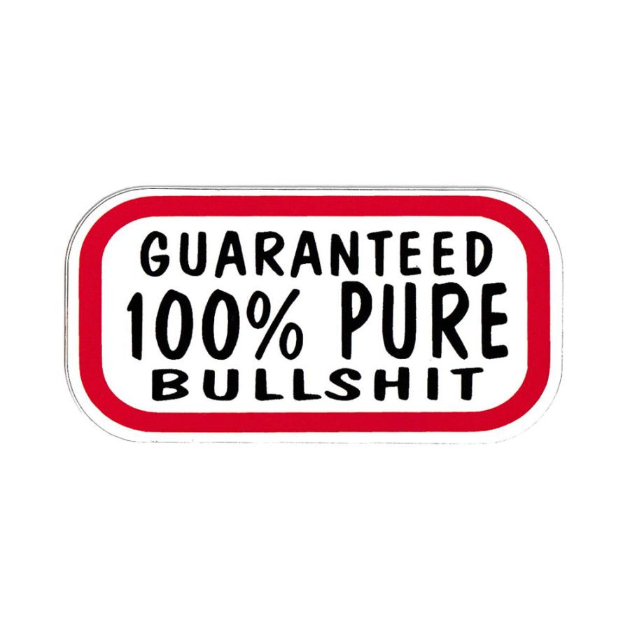 ステッカー スラング アメリカン 車 バイク かっこいい おしゃれ スーツケース キャンプ アウトドア ギター アメリカン雑貨 100%  BULLSHIT : U.S.JUNKYARD - 通販 - Yahoo!ショッピング
