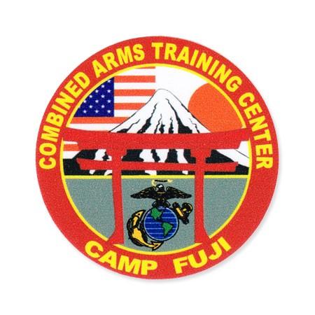 ミリタリー ステッカー キャンプ・フジ 富士山 鳥居 アメリカ海兵隊