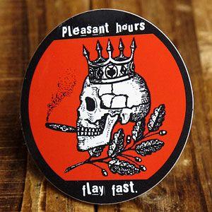 ステッカー 車 アメリカン おしゃれ バイク ヘルメット かっこいい スカル 楽しい時はすぐに過ぎ去る メール便ok Sc Ps133 Sxw Sc 1395 U S Junkyard 通販 Yahoo ショッピング