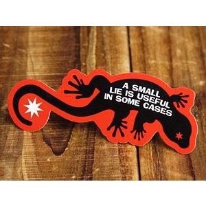 ステッカー 車 アメリカン おしゃれ バイク ヘルメット かっこいい トカゲ 動物 嘘も方便 メール便ok Sc Ps165 Sxw Sc 1403 U S Junkyard 通販 Yahoo ショッピング