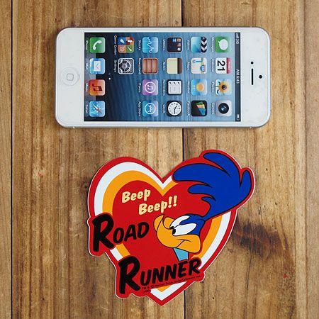 ロードランナー ステッカー ルーニー・テューンズ 車 アメリカン キャラクター おしゃれ バイク ヘルメット かっこいい ハート | ロードランナー | 01