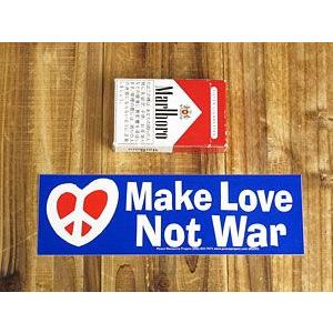 ステッカー 反戦 平和 車 アメリカン おしゃれ バイク ヘルメット かっこいい Make Love, Not War 「戦争ではなく、愛し合おう」 |  | 01