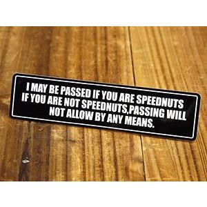 ステッカー 車 アメリカン おしゃれ バイク ヘルメット スケートボード スノーボード かっこいい スピードナッツ メッセージ | 