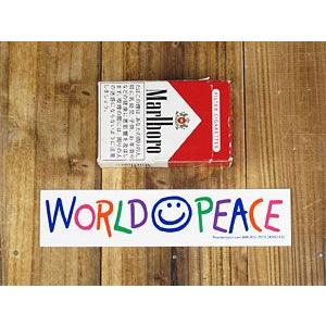 ステッカー 平和 反戦 車 アメリカン おしゃれ バイク ヘルメット かっこいい WORLD PEACE サイズS |  | 01