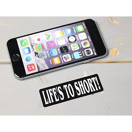 ステッカー ヘルメット 車 アメリカン おしゃれ バイク かっこいい LIFE'S TO SHORT！ 人生は短い！ |  | 01