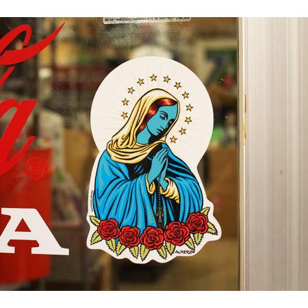 ステッカー 車 アメリカン おしゃれ バイク かっこいい マリア カーステッカー アルメラ Almera Blue Mary サイズl Sc 1674 U S Junkyard 通販 Yahoo ショッピング