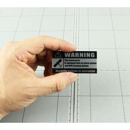 セキュリティ ステッカー ダミー 防犯 バイク アメリカン かっこいい