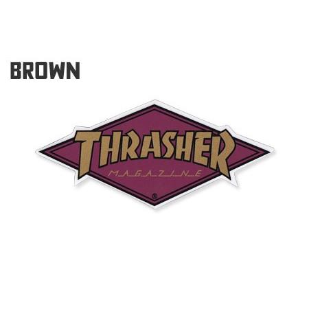 スラッシャー ステッカー ブランド かっこいい おしゃれ アウトドア アメリカン スケボー ストリート 車 バイク スーツケース Thrasher Diamond Sc 537 Gen U S Junkyard 通販 Yahoo ショッピング