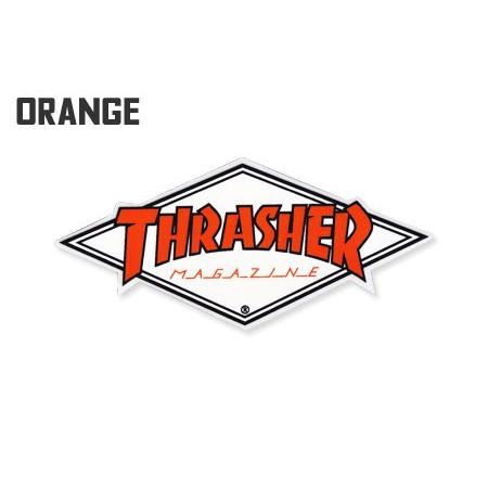 スラッシャー ステッカー ブランド かっこいい おしゃれ アウトドア アメリカン スケボー ストリート 車 バイク スーツケース Thrasher Diamond Sc 537 Gen U S Junkyard 通販 Yahoo ショッピング