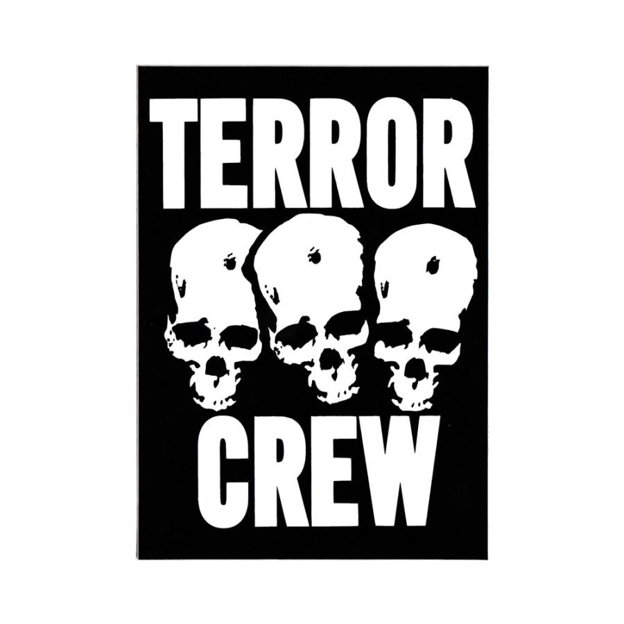 ステッカー スカル バンド ハードコア アメリカン 車 バイク かっこいい おしゃれ スーツケース アウトドア ギター スケボー TERROR CREW