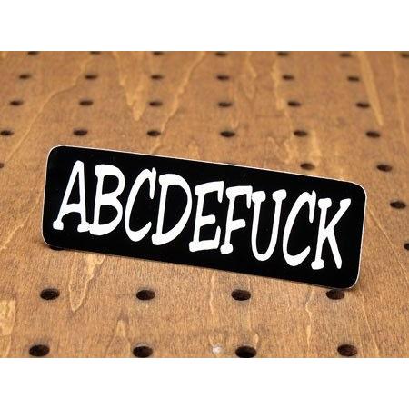 ステッカー ヘルメット 車 アメリカン おしゃれ バイク かっこいい A B C D E Fuck メール便ok Sc 185 Gen Sc 778 U S Junkyard 通販 Yahoo ショッピング