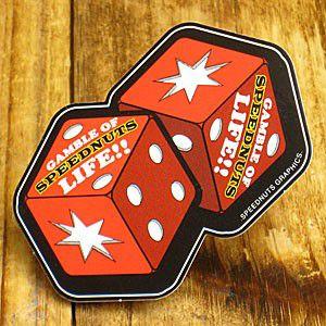 ステッカー 車 アメリカン おしゃれ バイク ヘルメット スケートボード スノーボード かっこいい Speednuts ダイス サイコロ メール便ok Sc Spd001 Sxw Sc 947 U S Junkyard 通販 Yahoo ショッピング