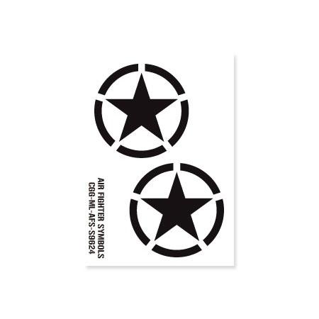 ミリタリー ステッカー アメリカン 車 おしゃれ かっこいい アウトドア スーツケース バイク 戦闘機 Air Fighter Symbols ミリタリースター 2pセット Sc Afss9624 Ahd U S Junkyard 通販 Yahoo ショッピング