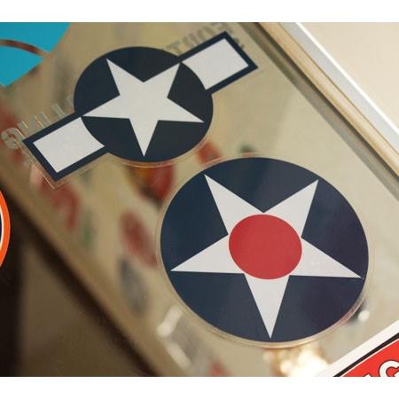 ミリタリー ステッカー アメリカン 車 おしゃれ アウトドア スーツケース バイク 戦闘機 DANGER 射出座席 脱出シート 2Pセット ホワイト |  | 04