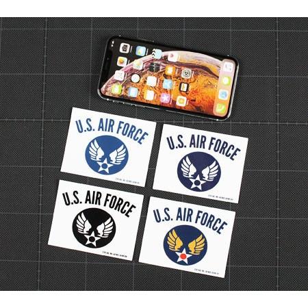 ミリタリー ステッカー Us Air Force アメリカ空軍 世田谷ベース エアフォース おしゃれ Mサイズ かっこいい 車 アメリカン ウイングエンブレム 無料サンプルok 101型