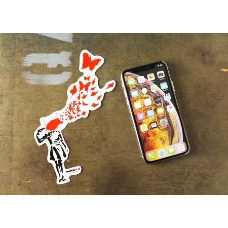バンクシー ステッカー シール パソコン ウォールステッカー おしゃれ かっこいい スーツケース インテリア アウトドア 車 Banksy Butterfly Suicide サイズxl Sc Bnk003xl Gen U S Junkyard 通販 Yahoo ショッピング