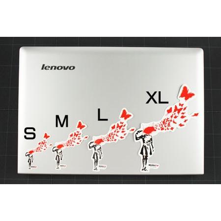 バンクシー ステッカー シール パソコン ウォールステッカー おしゃれ かっこいい スーツケース インテリア アウトドア 車 Banksy Butterfly Suicide サイズxl Sc Bnk003xl Gen U S Junkyard 通販 Yahoo ショッピング
