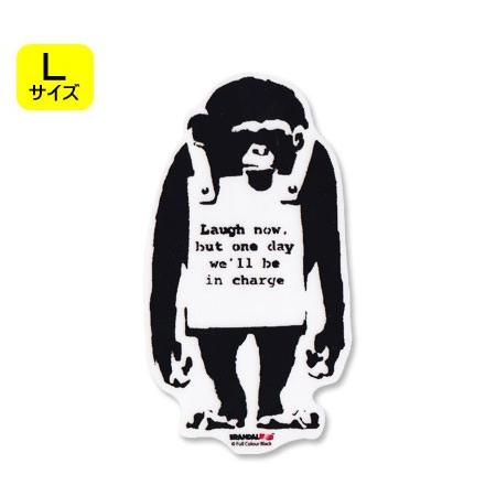 バンクシー ステッカー シール パソコン ウォールステッカー おしゃれ かっこいい 発売モデル Do サイズl スーツケース Nothing Monkeysign 車 インテリア アウトドア