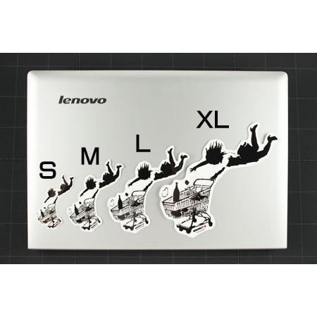 バンクシー ステッカー シール パソコン ウォールステッカー おしゃれ かっこいい スーツケース インテリア アウトドア 車 Banksy Shop Till You Drop サイズm Sc Bnk008m Gen U S Junkyard 通販 Yahoo ショッピング