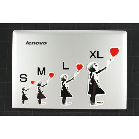 バンクシー ステッカー シール パソコン ウォールステッカー おしゃれ かっこいい スーツケース インテリア アウトドア 車 Banksy Balloon Girl サイズm Sc Bnk010m Gen U S Junkyard 通販 Yahoo ショッピング