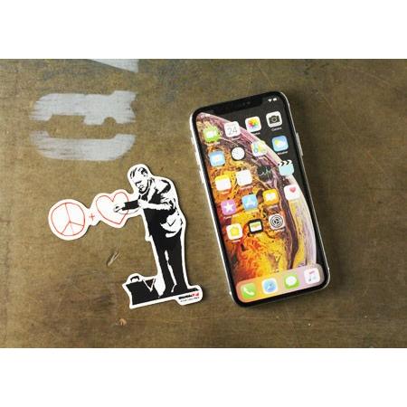 バンクシー ステッカー シール パソコン ウォールステッカー おしゃれ かっこいい スーツケース インテリア アウトドア 車 Banksy Sf Doctor サイズl Sc Bnk011l Gen U S Junkyard 通販 Yahoo ショッピング