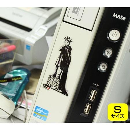 期間限定の激安セール バンクシー ステッカー シール パソコン ウォールステッカー おしゃれ かっこいい スーツケース インテリア アウトドア 車 Banksy Liberty Girl サイズs Ocharecords Com