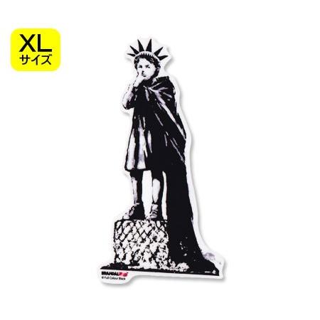 バンクシー ステッカー シール パソコン ウォールステッカー おしゃれ かっこいい スーツケース インテリア アウトドア 車 Banksy Liberty Girl サイズxl Sc Bnk014xl Gen U S Junkyard 通販 Yahoo ショッピング
