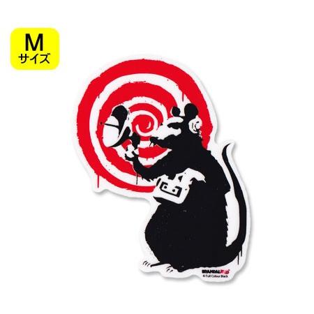 バンクシー ステッカー シール パソコン ウォールステッカー おしゃれ かっこいい スーツケース インテリア アウトドア 車 Banksy Radar Rat サイズm Sc Bnk015m Gen U S Junkyard 通販 Yahoo ショッピング