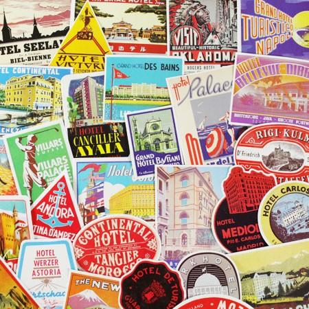 ステッカー スーツケース アメリカン 旅行カバン トラベルステッカー ラゲージラベル レトロ Luggage Labels Old Hotel Labels ５０枚セット Sc C176lb Dlt Sc C176lb Dlt U S Junkyard 通販 Yahoo ショッピング