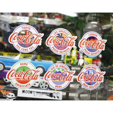 Coca Cola（コカコーラ） ステッカー グッズ アメリカン スーツケース