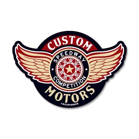 ステッカー アメリカン おしゃれ 車 バイク かっこいい ホットロッド カスタム レーシング カーステッカー California Racing Badges Custom Motors Sc Crb6503 Ahd U S Junkyard 通販 Yahoo ショッピング