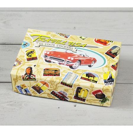 ステッカー スーツケース アメリカン 旅行カバン トラベルステッカー