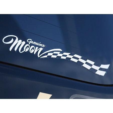 超人気 専門店 ムーンアイズ ステッカー 車 アメリカン おしゃれ かっこいい バイク カーステッカー Mooneyes Genuine Moon Checker メール便ok Sc Dm219wh Mon Babylonrooftop Com Au