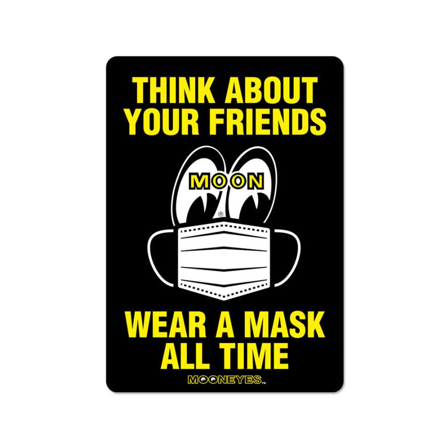 ムーンアイズ ステッカー アメリカン おしゃれ かっこいい アメ車 ホットロッド マスク 着用 Mooneyes Wear A Mask Sc Dm235wm Mon U S Junkyard 通販 Yahoo ショッピング