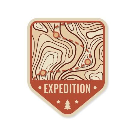 ステッカー アウトドア アメリカン おしゃれ スーツケース キャンプ 車 バイク かっこいい 地図 マップ Explorers Map Expedition Sc Etm007 Ahd U S Junkyard 通販 Yahoo ショッピング