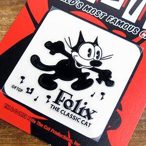 フィリックス・ザ・キャット ステッカー 車 アメリカン キャラクター おしゃれ バイク ヘルメット FELIX THE CAT 転写 蒔絵 3 メール便OK＿SC-FX003-FNM｜planfirst｜02