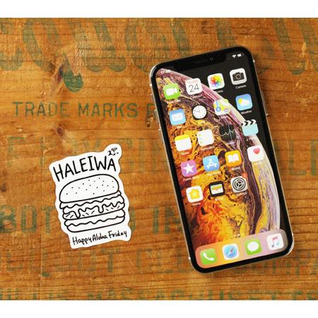 ハレイワハッピーマーケット ステッカー シール おしゃれ ハワイ 雑貨 パソコン スーツケース インテリア アウトドア キャンプ 車 バイク サイズm ハンバーガー Sc Hhm038 Gen U S Junkyard 通販 Yahoo ショッピング