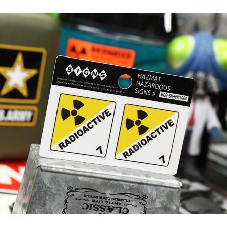 米軍放出品 WARNING アルミ製 看板 2枚セット 送料無料 米軍放出品