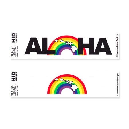 ステッカー ハワイ アメリカン 雑貨 おしゃれ アウトドア スーツケース 車 かっこいい カーステッカー アロハ レインボー Sc Hidhis71 Hbt U S Junkyard 通販 Yahoo ショッピング