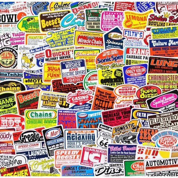 ステッカー アメリカン おしゃれ かっこいい 車 アウトドア スーツケース バイク ビンテージ カーステッカー 広告 ラベル Frosted Chain Sc Jel27 Gen U S Junkyard 通販 Yahoo ショッピング