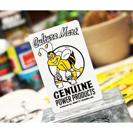 ステッカー アメリカン 引き出物 おしゃれ かっこいい 車 アウトドア スーツケース バイク ビンテージ 蜂 ハチ カーステッカー ラベル Mart Culture 広告